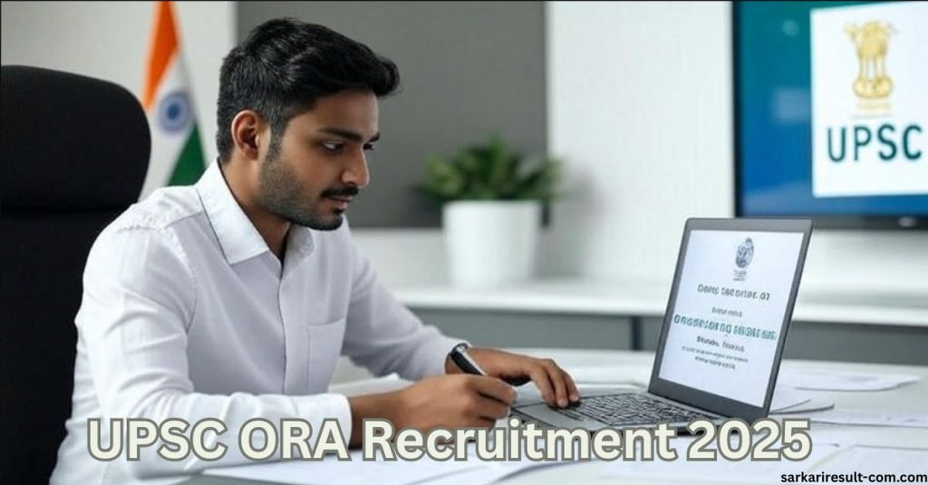 UPSC ORA Recruitment 2025