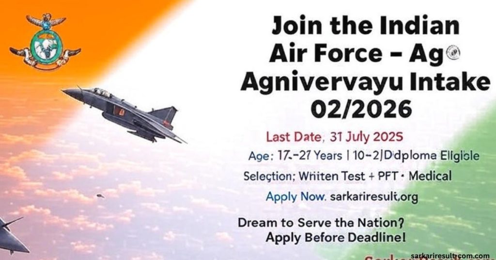 Indian Airforce Agniveer Vayu Intake 02/2026