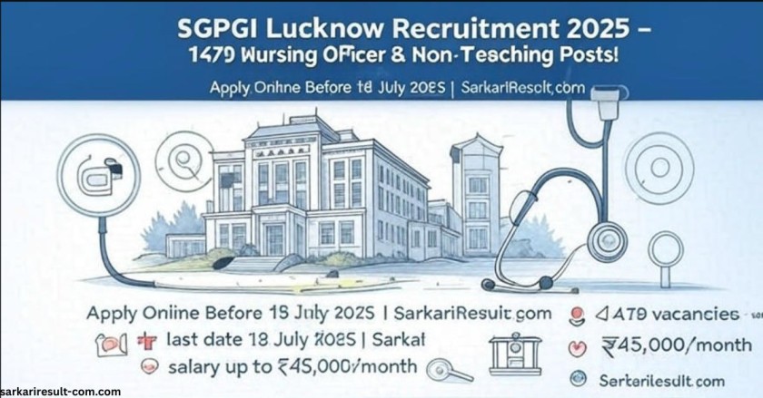 SGPGI Lucknow Recruitment 2025