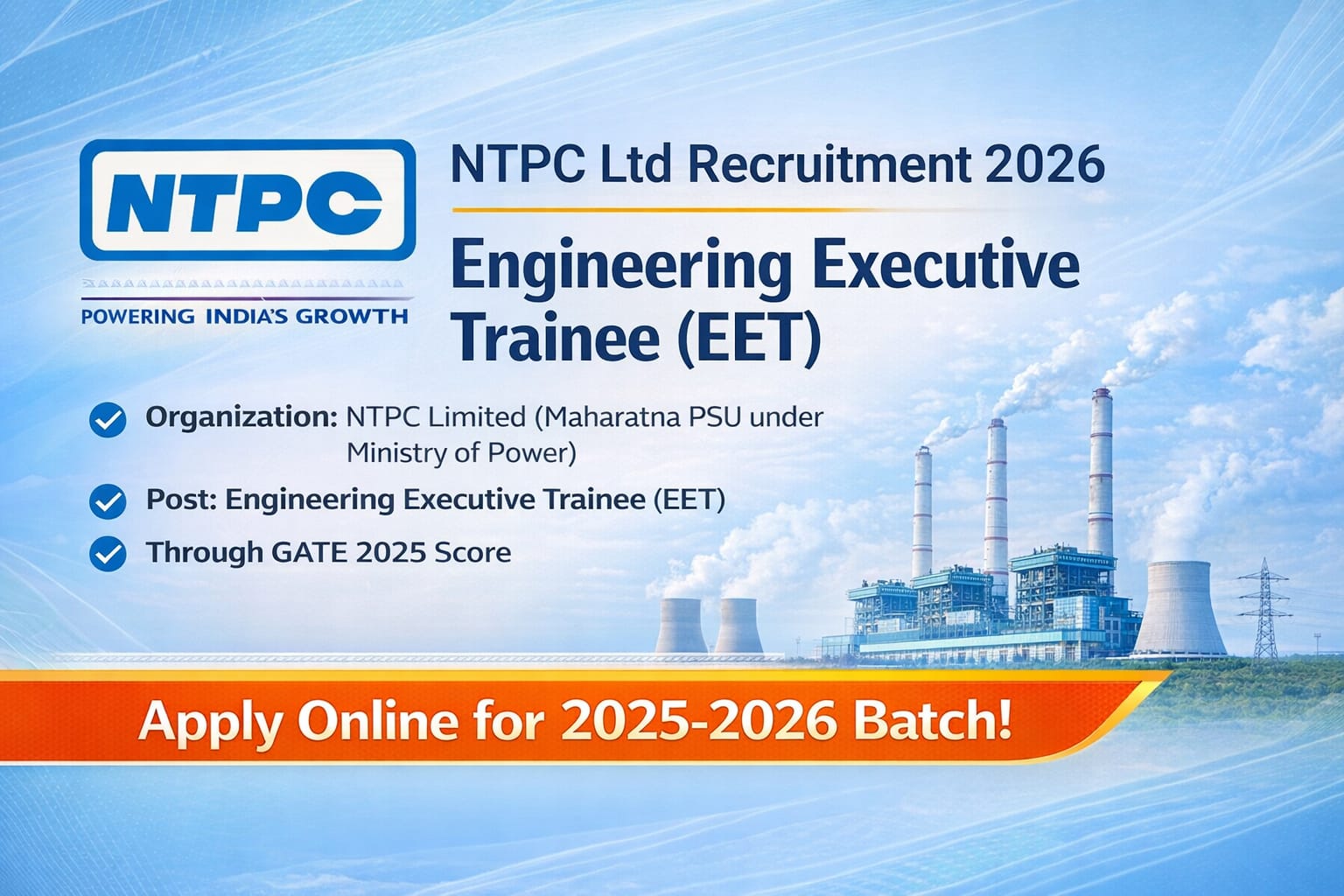 NTPC Ltd Recruitment 2026