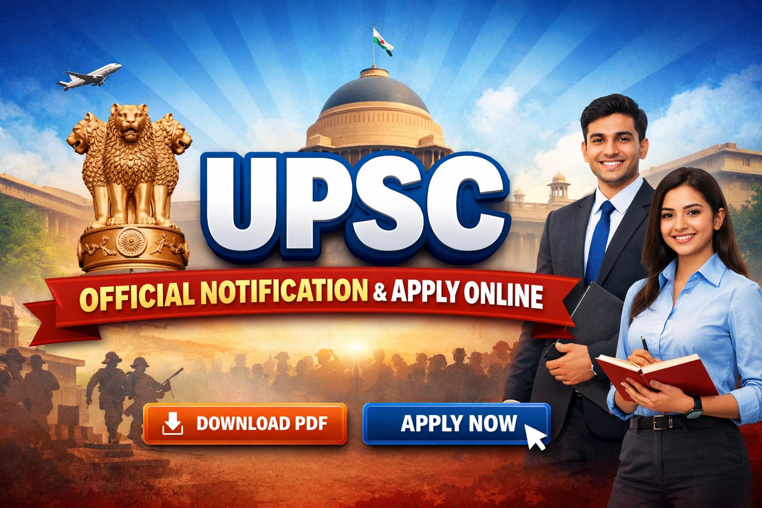 UPSC Official Notification Apply Online