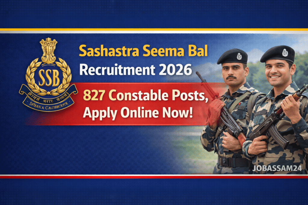 Sashastra Seema Bal Recruitment 2026