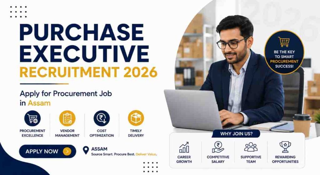 Purchase Executive Recruitment 2026