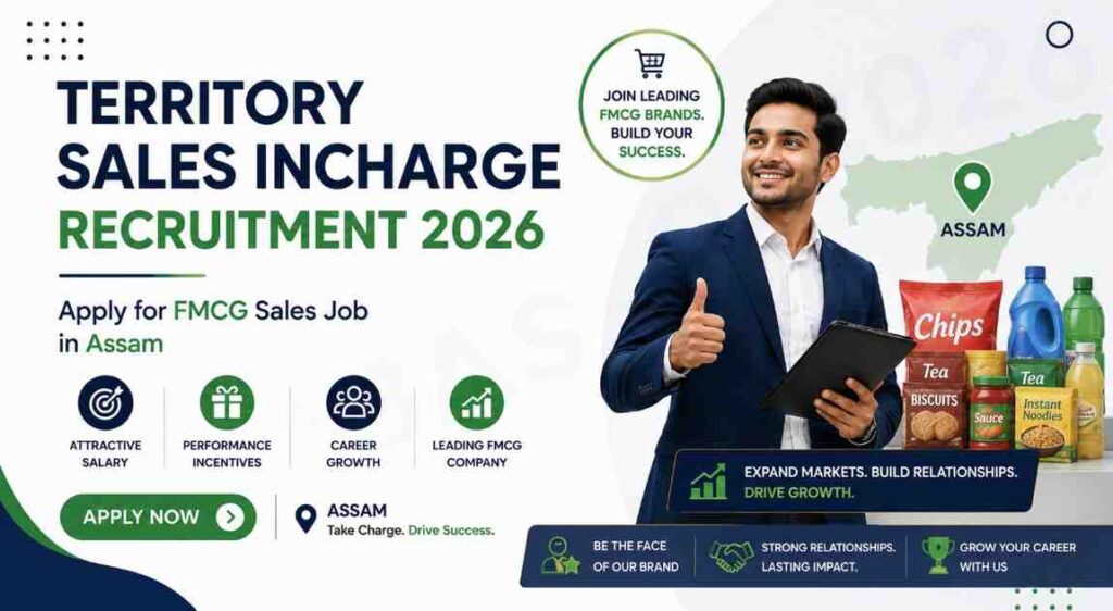 Territory Sales Incharge Recruitment 2026
