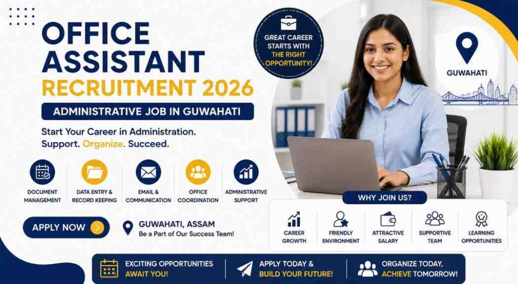 Office Assistant Recruitment 2026