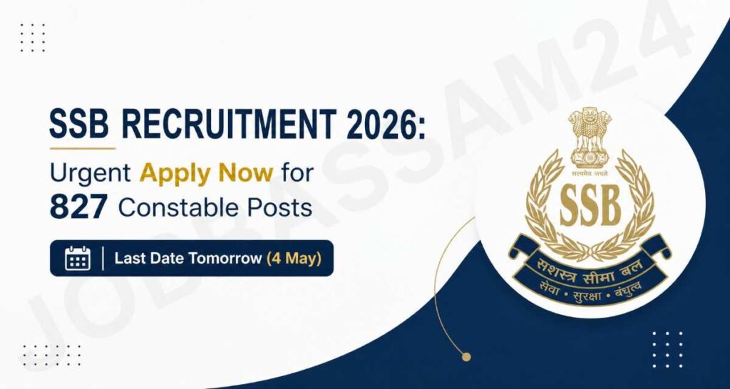 SSB Recruitment 2026